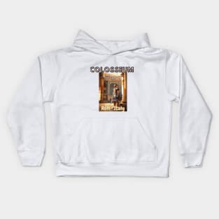 Colosseum arena, Rome, Italy Kids Hoodie